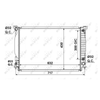 NRF Engine Cooling Radiator 53190A thumbnail