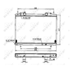 NRF Engine Cooling Radiator 53200A thumbnail
