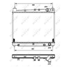 NRF Engine Cooling Radiator 53211B thumbnail