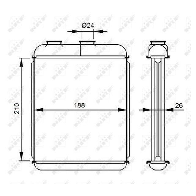 NRF Heater Matrix 53215A - image 5
