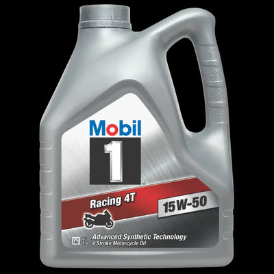 Mobil 1 Racing 4T 15W-50 Engine Oil Full Synthetic 4L - tradevehicleparts.co.uk