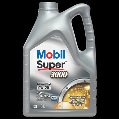 Mobil Super 3000 Formula P 0W-20 Engine Oil Full Synthetic 5L - tradevehicleparts.co.uk