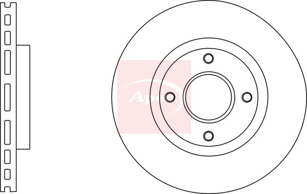 Apec Brake Disc DSK2771 - image 2