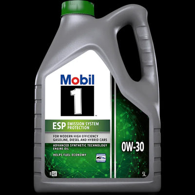 Mobil 1 ESP 0W-30 Engine Oil Full Synthetic 5L - tradevehicleparts.co.uk