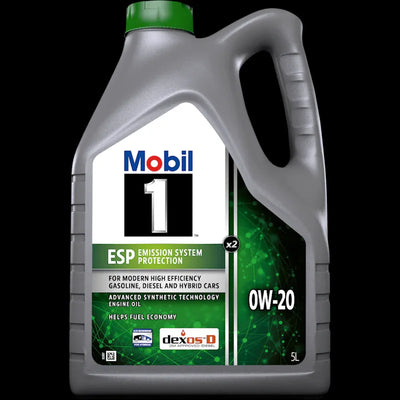 Mobil 1 ESP X2 0W-20 Engine Oil Full Synthetic 5L - tradevehicleparts.co.uk
