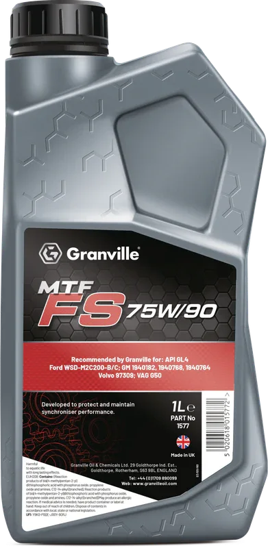 Granville Oil Mtf Fs 75W90 1L 1577B - image 2