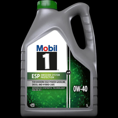 Mobil 1 ESP X4 0W-40 Engine Oil Full Synthetic 5L - tradevehicleparts.co.uk