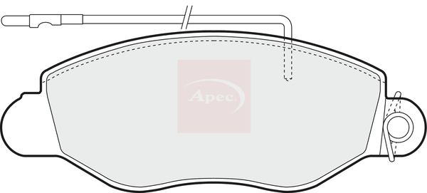Apec Brake Pads Set PAD1300 - image 2