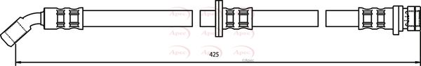 Apec Brake Hose HOS3038 - image 2
