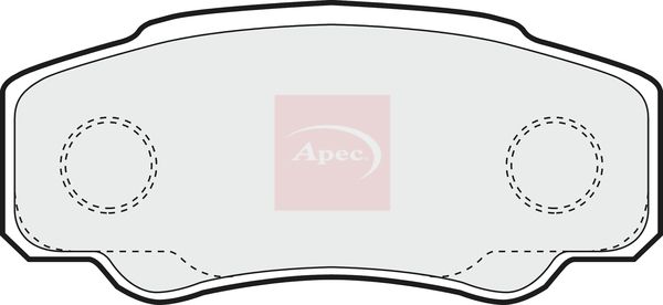 Apec Brake Pads Set PAD1261 - image 2