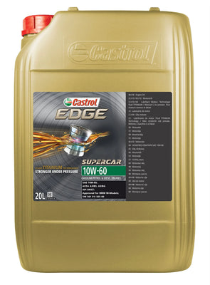 Castrol EDGE SUPERCAR ER 10W60 Fully Synthetic Engine Oil 20L - tradevehicleparts.co.uk