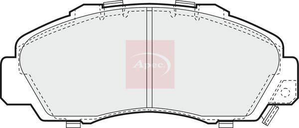 Apec Brake Pads Set PAD737 - image 2