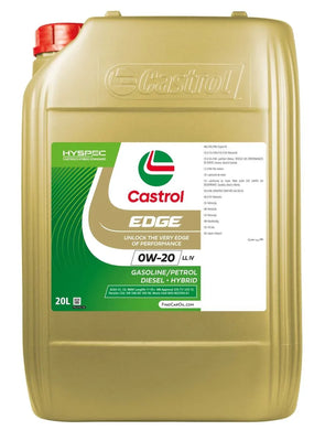 Castrol EDGE 0W-20 LL IV Fully Synthetic Engine Oil 20L - tradevehicleparts.co.uk