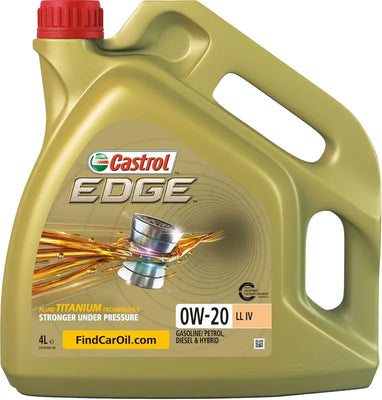 Castrol EDGE 0W-20 LL Fully Synthetic Engine Oil 4L - tradevehicleparts.co.uk