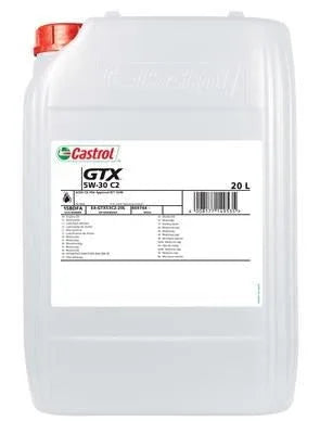 Castrol GTX 5W-30 C2 Fully Synthetic Engine Oil 20L - tradevehicleparts.co.uk