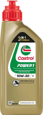 Castrol POWER1 4T 10W-30 Fully Synthetic Engine Oil 1L - tradevehicleparts.co.uk