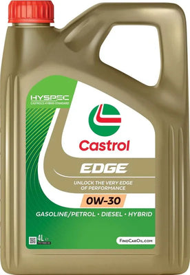 Castrol EDGE 0W-30 Fully Synthetic Engine Oil 4L - tradevehicleparts.co.uk