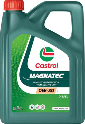 Castrol MAGNATEC 0W-30 D Fully Synthetic Engine Oil 4L - tradevehicleparts.co.uk