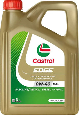 Castrol EDGE 0W-40 A3/B4 Fully Synthetic Engine Oil 4L - tradevehicleparts.co.uk