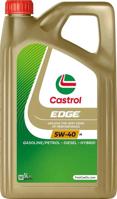 Castrol EDGE 5W-40 M Fully Synthetic Engine Oil 5L - tradevehicleparts.co.uk