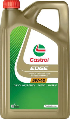 Castrol EDGE 5W-40 Fully Synthetic Engine Oil 5L - tradevehicleparts.co.uk