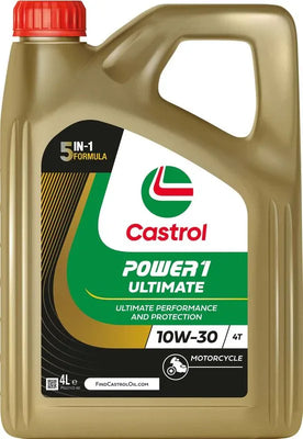 Castrol POWER1 RACING 4T 10W-30 Fully Synthetic Engine Oil 4L - tradevehicleparts.co.uk