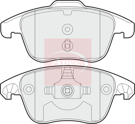 Apec Brake Pads Set PAD1534 - image 2