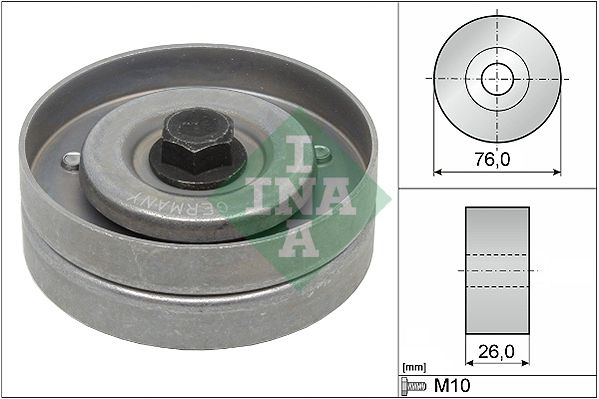 INA Drive Belt Deflection Guide Pulley 532040230 - image 2