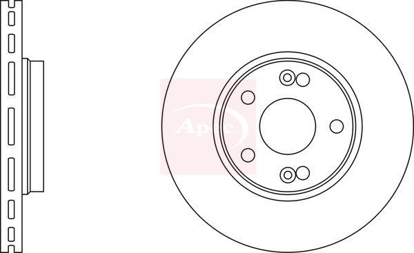 Apec Brake Disc DSK2105 - image 2