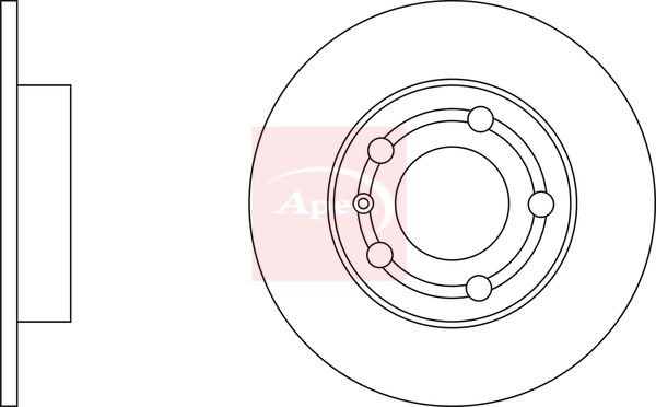 Apec Brake Disc DSK274 - image 3