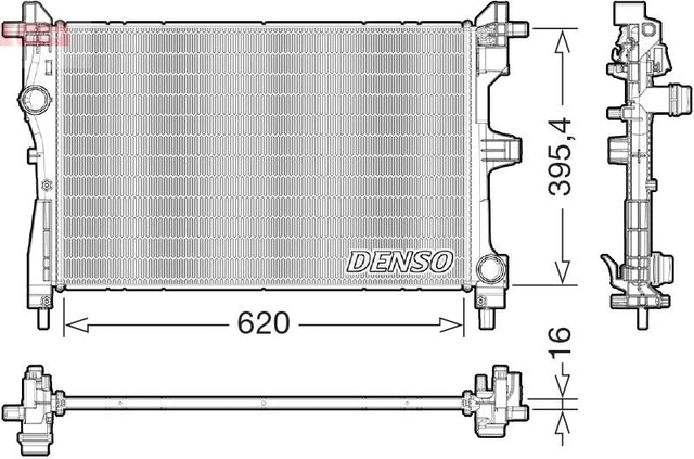Denso Radiator DRM09177 - image 2