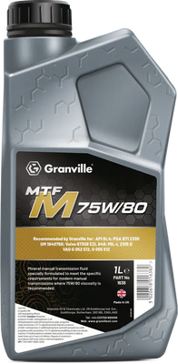 Granville Mtf M 75W80 Mineral Gear Oil 1L 1638C - tradevehicleparts.co.uk