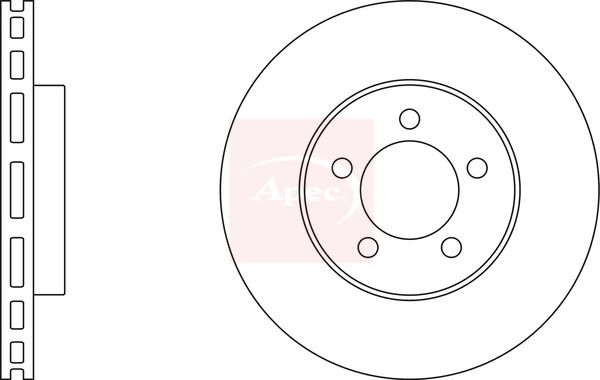 Apec Brake Disc DSK2510 - image 2