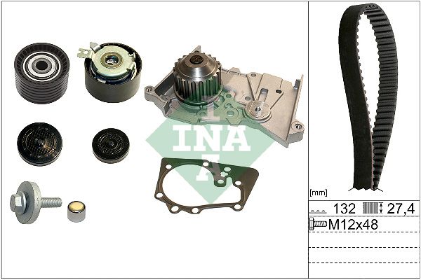 INA Timing Belt Kit & Water Pump 530064030 - image 2