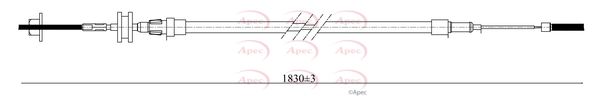 Apec Handbrake Cable CAB1754 - image 2