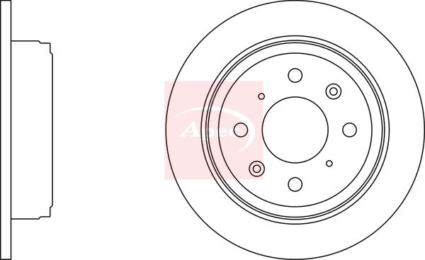 Apec Brake Disc DSK257 - image 2