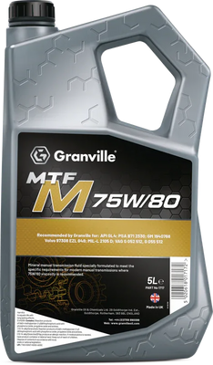 Granville Mtf M 75W80 Mineral Gear Oil 5L 1717A - tradevehicleparts.co.uk