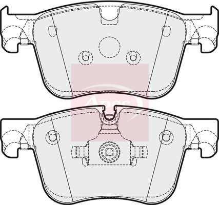 Apec Brake Pads Set PAD1972 - image 2