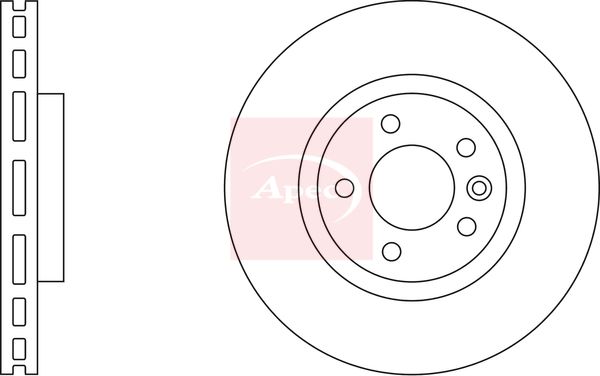 Apec Brake Disc DSK2323 - image 2