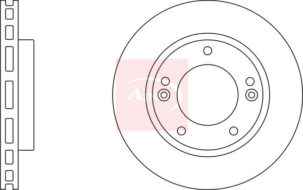 Apec Brake Disc DSK2421 - image 2