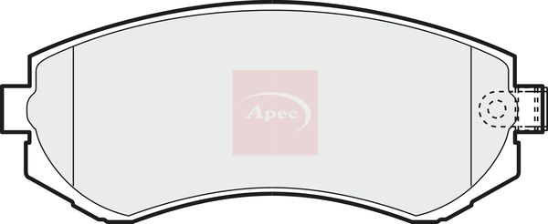 Apec Brake Pads Set PAD1147 - image 2