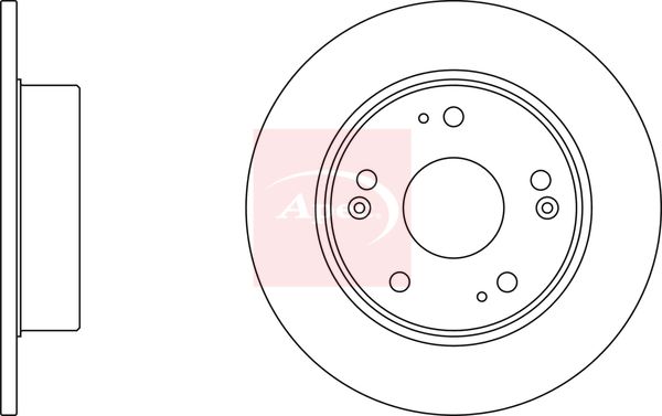 Apec Brake Disc DSK2433 - image 2