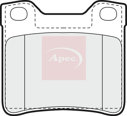 Apec Brake Pads Set PAD906 - image 2