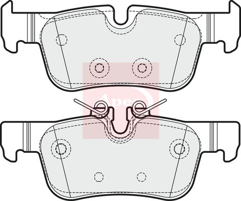 Apec Brake Pads Set PAD2007 - image 2