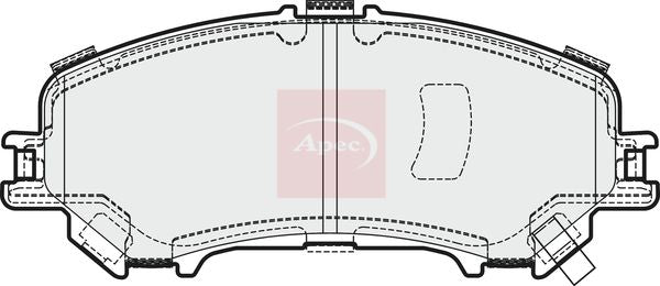 Apec Brake Pads Set PAD2032 - image 2