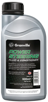 Granville Power Steering Fluid Condition 500Ml 1813A - tradevehicleparts.co.uk