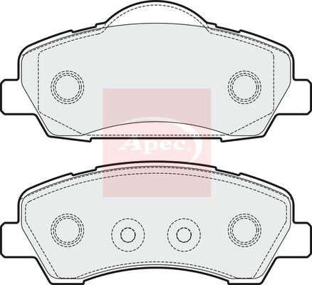 Apec Brake Pads Set PAD1937 - image 2