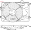 Denso Radiator Cooling Fan DER15003 thumbnail