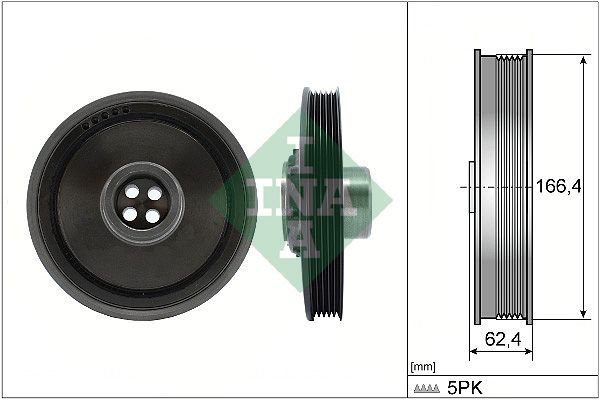 INA Crankshaft Pulley (tvd) 544017110 - image 2