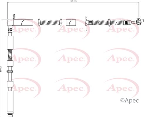 Apec Brake Hose HOS4174 - image 2